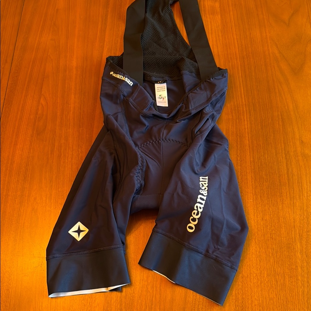 Ocean & San Cycling Bib Shorts - Navy (Men’s Large) Designed in Los Angeles